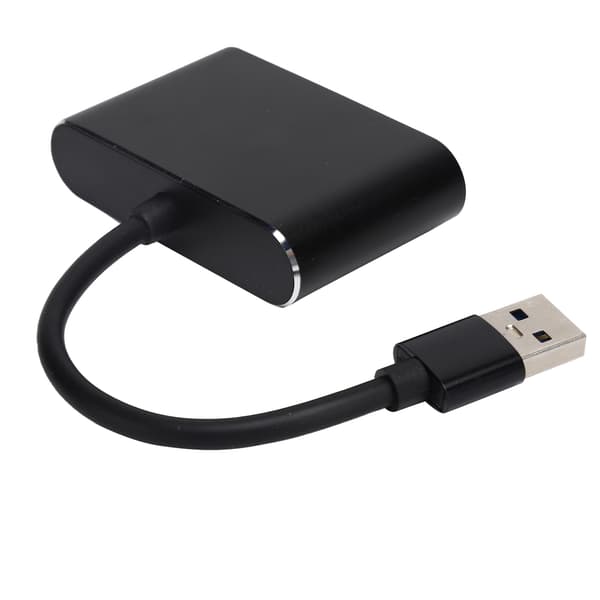 USB3.0–High Definition Multimedia Interface + VGA -sovitin 2-in-1 HD-tietokoneen muunnin 1080P
