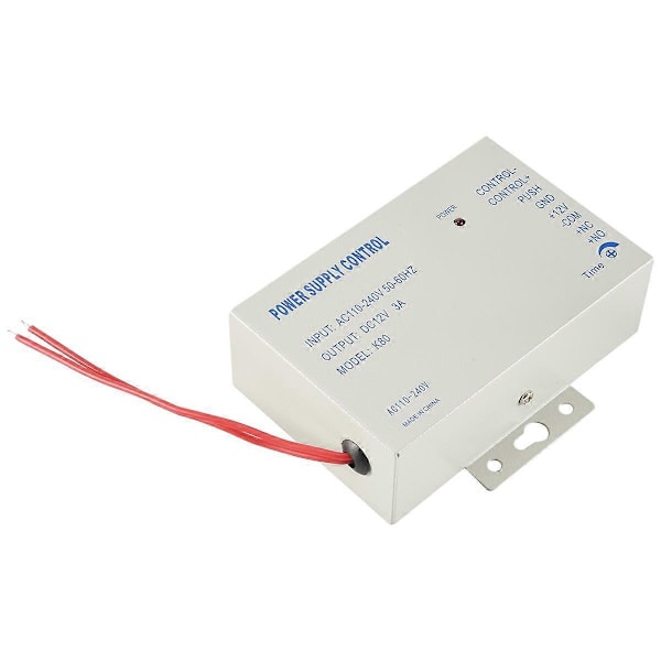 K80 Dør Adgangssystem Elektrisk Strømforsyning Kontrol DC 12V 3A