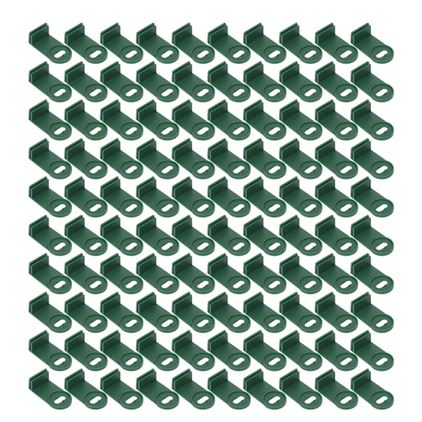 100 STK Plast Växthus Twist Clips Skuggning Fixering Clips Förlängare Clips Växthusisolering Fästelement Växthängare