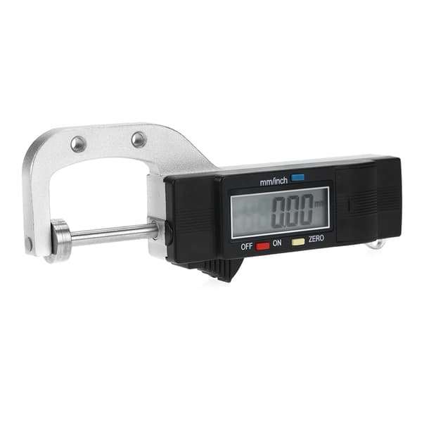 Horisontell Elektronisk Digital Display Tjockleksmätare Mätverktyg 0-25mm