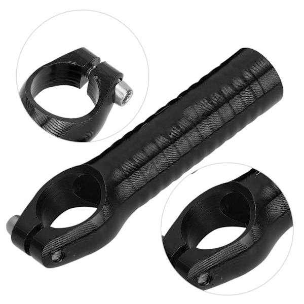 1 par 7075 aluminiumslegering cykelstyr Grip Bike Bar End Styrender til Road Mountain Bikes sort