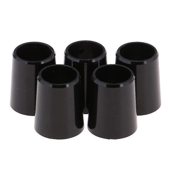 20 x 5 stk. Sorte Golfskaft Hylstre Ferrules .335 .370 Hætte Adapter Ring 0.370