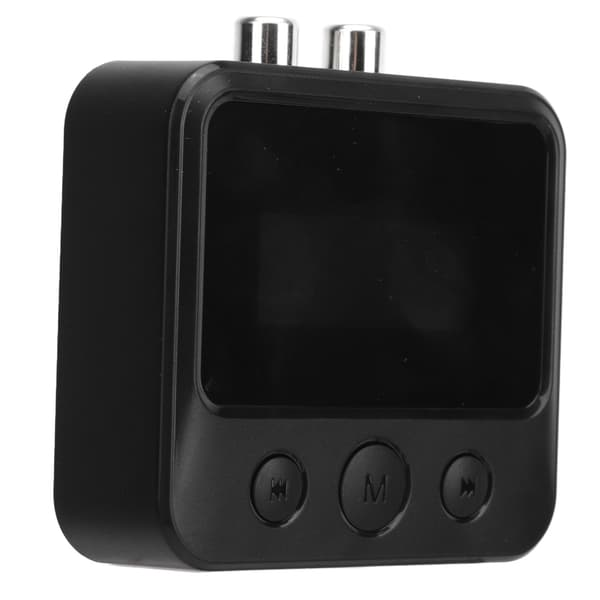 Bluetooth5.0-mottaker sender 3,5 MM trådløs stereoadapter med klar skjerm for hodetelefoner og høyttalere