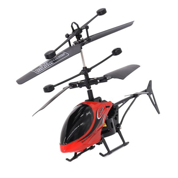RC-helikopteri, pudotuskestävä, USB-ladattava, lasten, poikien, kauko-ohjattava helikopterilelu sisä- ja ulkokäyttöön, punainen