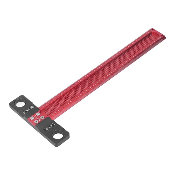 Tømrer Scriber T-firkantlinjal Metrisk aluminiumslegering for tømrerarbeidsoppsettmåling