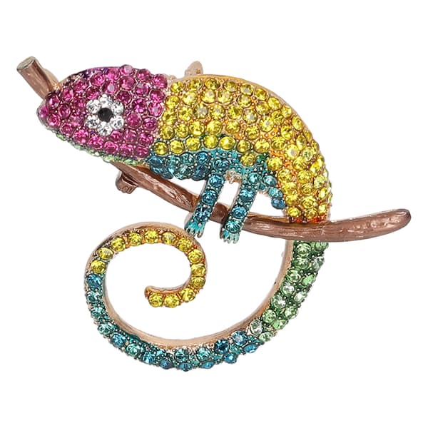 Brosje Motedesign Anole Look Fint Håndverk Vakkert Utseende Lett Brosje Pinyellow