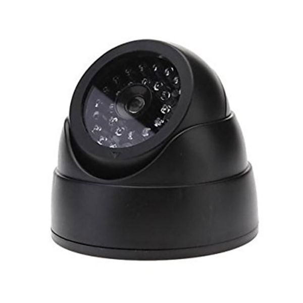 Udendørs CCTV falsk simulering dummy kamera med blinkende LED lys Hjem Security Dome falsk kamera