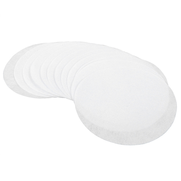 Filtpladebeskyttelsespude Anti-friktionsopbevaringsseparator Isolationsmåtte Madplade Porcelænsdeler (Hvid 48STK)