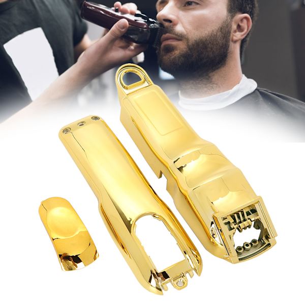 Udskiftning af hårklippercover Elektrisk hårklipper Trimmer Cover Shell til WAHL 8418 / 8591Luxury Gold