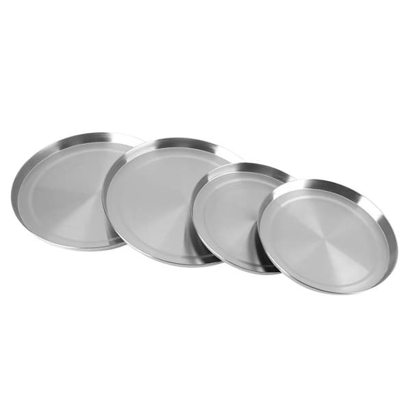 4 stk/sett Kokeplatetopper i rustfritt stål, komfyrbeskyttelse