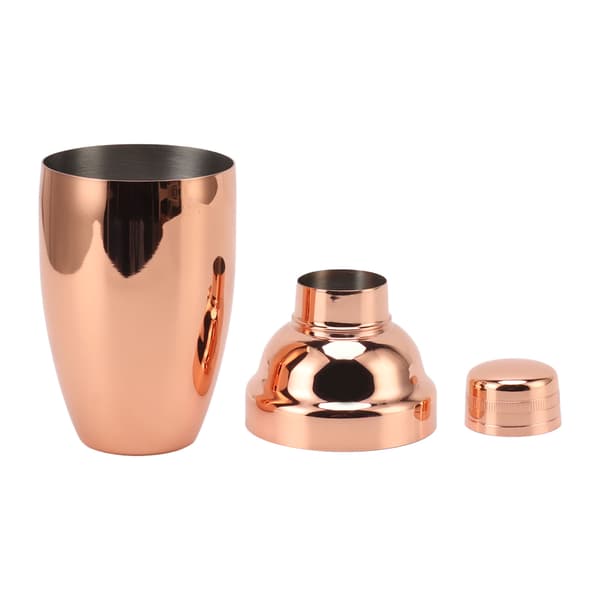 Barkocktailshaker Rostfritt Stål Rostfri Kök Bartender Blandade Drycker Mjölkte Shakerkopp Roséguld