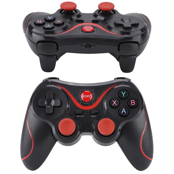 Trådløs Bluetooth Gamepad Spillkontroller Håndtak Joypad For PS3/Smarttelefon/Nettbrett/PC
