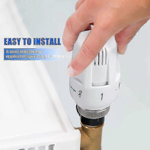Termostatisk Radiatorventil - M30 X 1.5 Värmeventil 2 ST