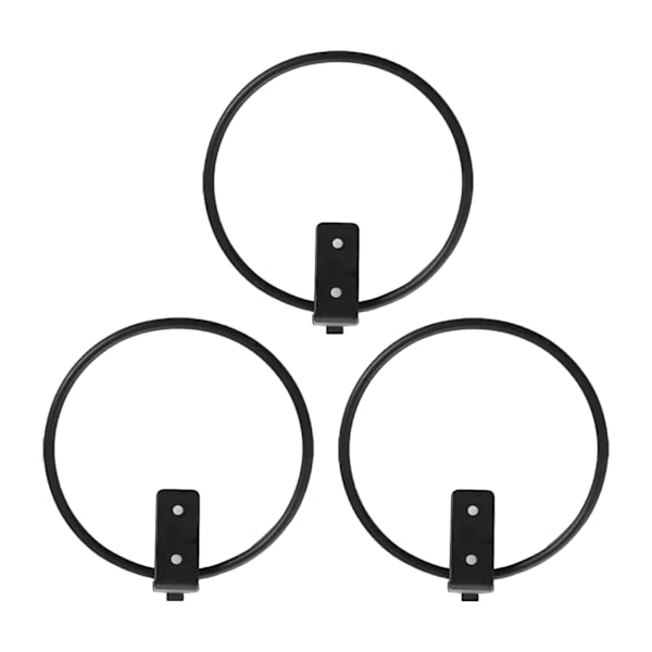 3 kpl 6 tuuman kukkaruukun pidikerenkaan seinään kiinnitettävä metalliamppeli sisä- ja ulkokäyttöön