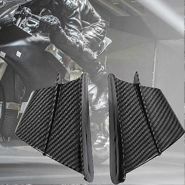 Kåpglas Sidospoiler Aerodynamisk Vingdeflektor Spoiler kompatibel med Kawasaki Ninja 650 400 300 250 H2R ZX-14R ZX-10R ZX-6R Z H2 1000SX