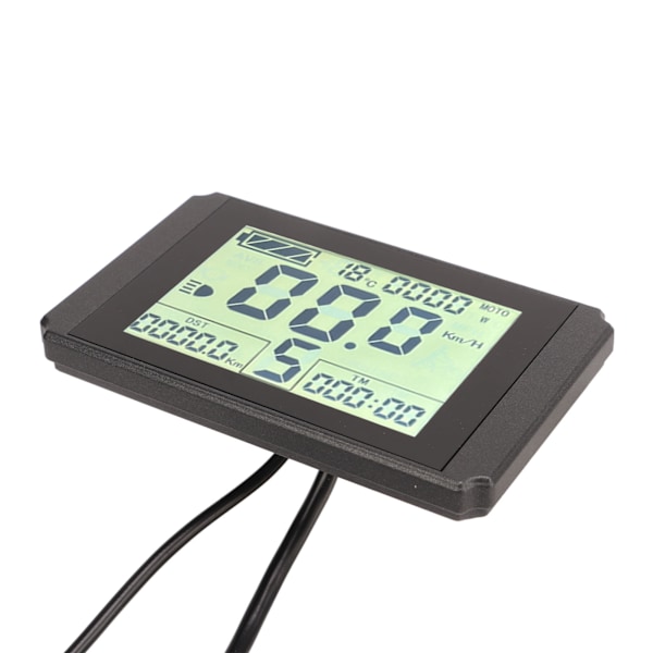 Elektrisk cykel LCD-display udskiftning del modifikation LCD10H display panel SM stik til KT