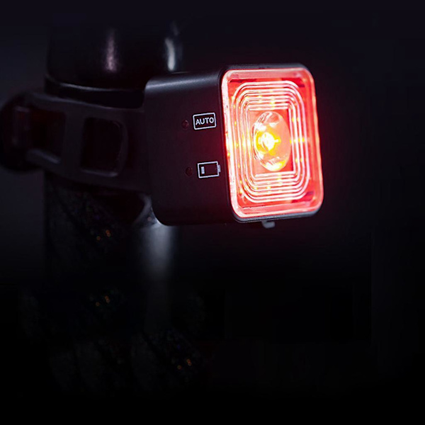 3 x Cykellygte Forbremselygte USB Genopladelig til Cykel E105R bag