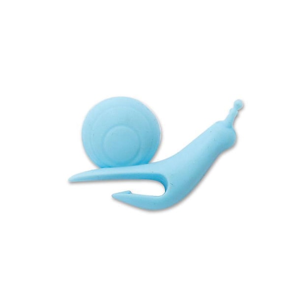 10 Stykker Søt Snegleform Silikon Teposeholder (Godterifarger)