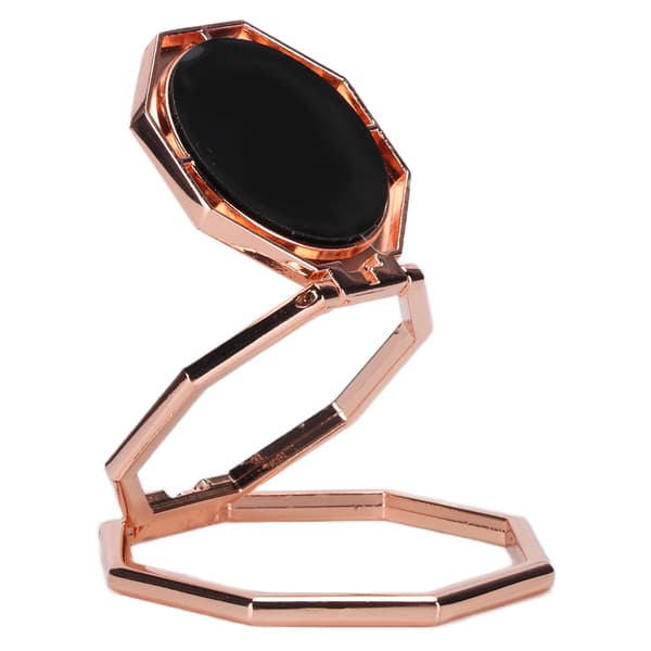 Telefonringhållare roterbar vikbar magnetisk specialformad fingerkickstand stativ roséguld