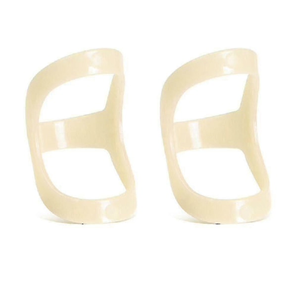 2 st Fingerskena Fingerfixering Fixeringshylsa Ledstöd Skydd Oval 8 1-8 Storlek 7