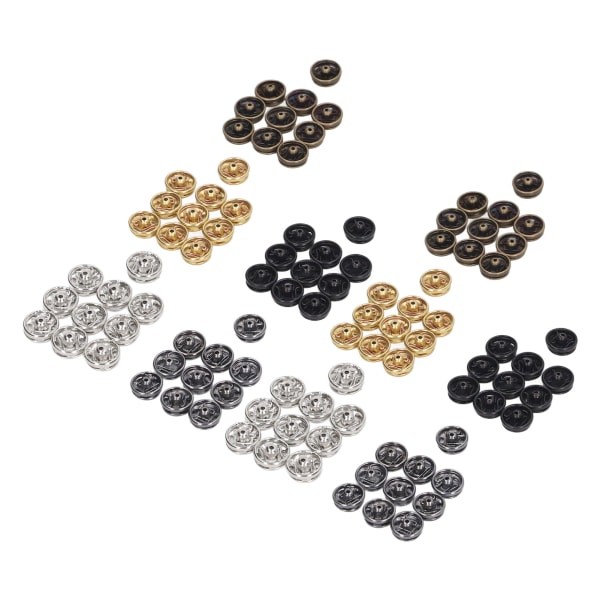 100 stk 5 mm mini trykknapper festemidler 5 farger rustforebyggende Lett vekt miniatyr trykknapper dukke for kvinner menn