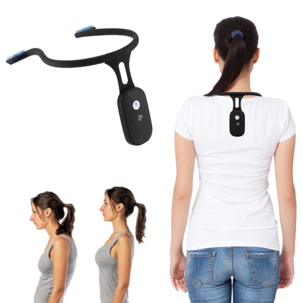 Posture Corrector Hengende nakke Posture Trainer Oppladbar Silikon Automatisk Induksjon Posture Corrector