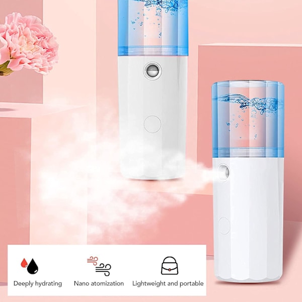 Portabel Ansiktsdimma Spray, 40ml Mini Ansiktsdimma för Hydrering och Kylning