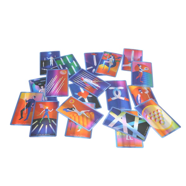Mystic Monday Tarotkort Hologram Papper Engelsk Version Ödesdivination Brädspel