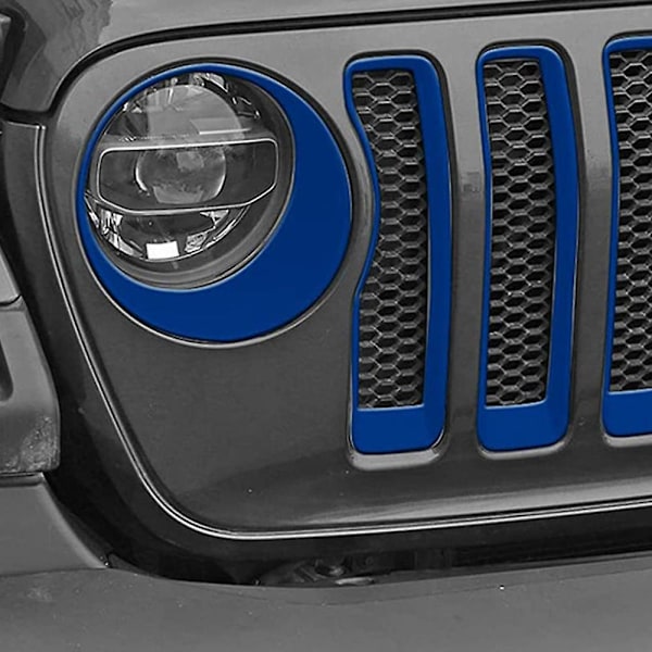 18-22 Jeep Wrangler JT Gladiator Frontlys ringer Center Mesh Rim Trim Kit fra Niortuning Tilbehør