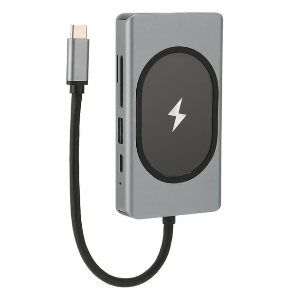 Dockningsstation Typ C till High Definition Multimedia Interface VGA 15W 9 i 1 USB 3.0-hubb
