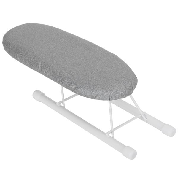Mini strykebrett sammenleggbare mansjetter Krager Strykebord for hjemmereisebruk Sølvduk