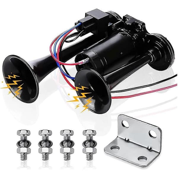 Torvisarja, 12V 150dB pneumaattinen autotorvi, erittäin tehokas 2-torven junatorvi --