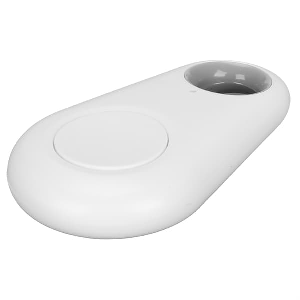 Trådløs Smart Tracker Bluetooth Anti-tabt Alarm Sensor Enhed til Børn Kæledyr Pung Bagage Hvid