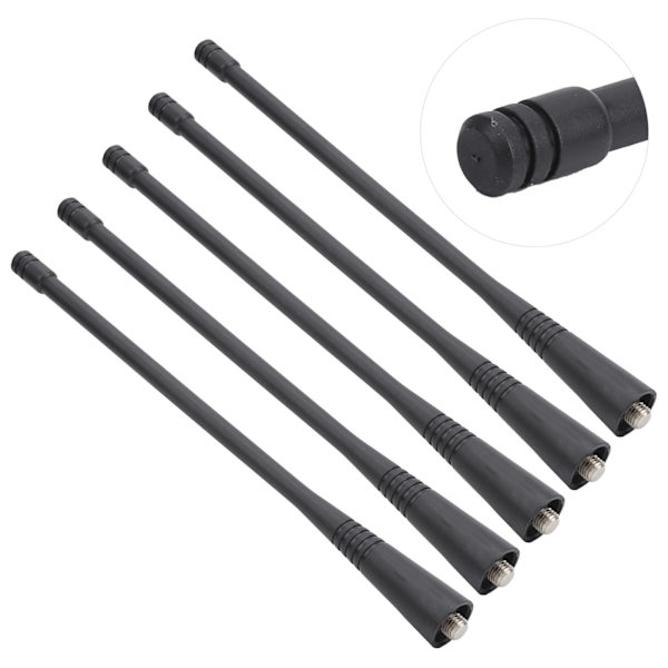 5 st Walkie Talkie UHF-antenn 3.0 dBi Hög Förstärkning för Motorola GP300 GP340 GP360 GP380 CP200 HT1250 EP450