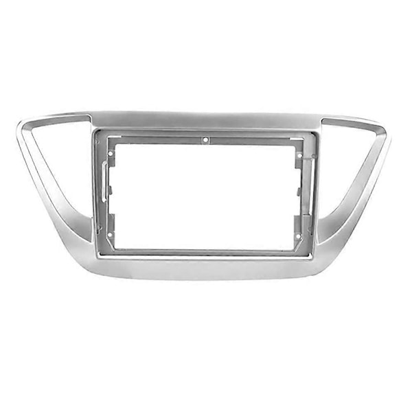 2Din 9-tums Radio DVD Panel Trim för 2 Accent 2017-2018