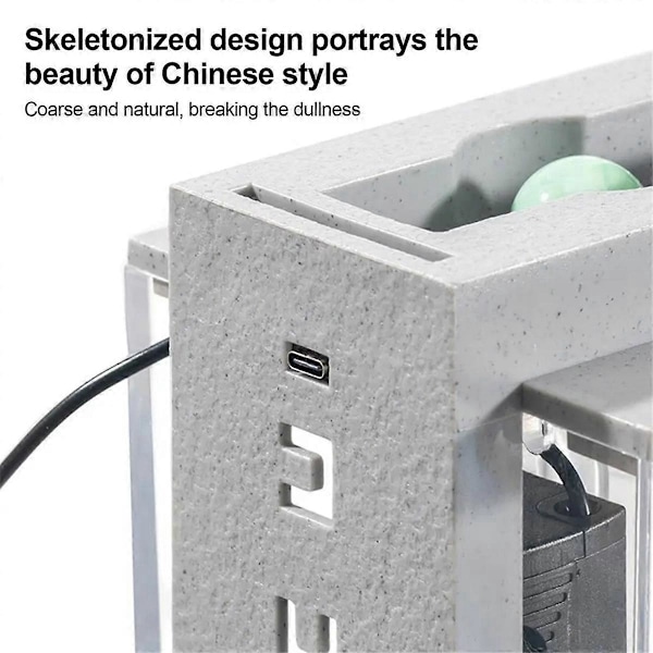Mini Akvarium Startsett Stille Vannstrømfilter B