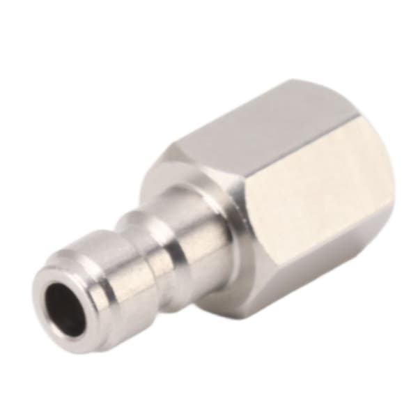1/8 tomme BSPP hungevindfitting 304 rustfrit stål lige hunadapter til CO2-cylinder oppustelig tilbehør