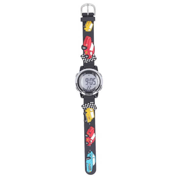 Boy Digital Watch Cartoon Waterproof Stylish Multifunctional LED Backlight Sports Boy Watch for Kids Over 3 Years Old