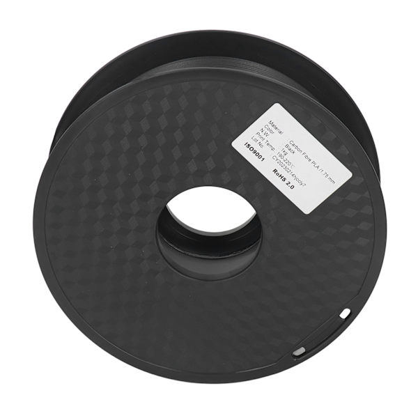 1,75 mm PLA-filament med kulfiber - Glattere ekstrudering, hurtig udskrivning, god sejhed - 3D-printerfilament