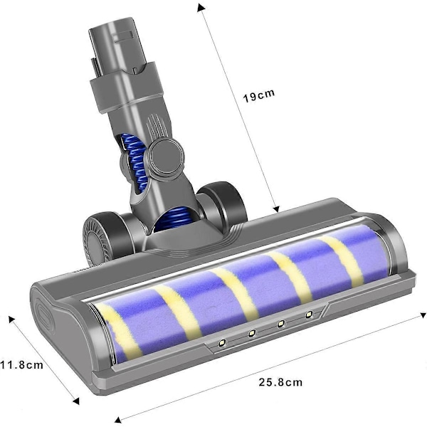 Elektrisk Motorborste Turbo med Mjuk Borst med LED-Ljus
