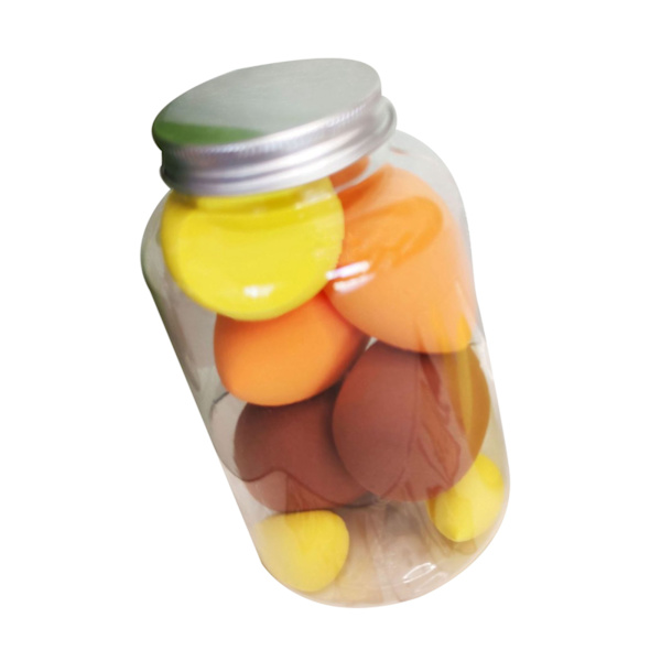 7 st Makeup Svamp Vått Torrt Super Mjuk Mini Bärbar Blandning Hög Densitet Makeup Puff Typ 4