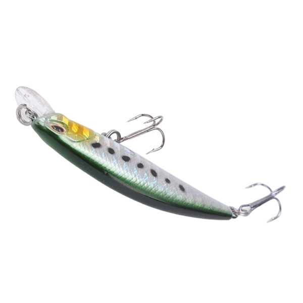 Fiskedrag 3D Levande Ögon 6.8cm ABS Plast Hållbar Naturlig Robust Minnow Bete för Havsvatten SötvattenFärg 6