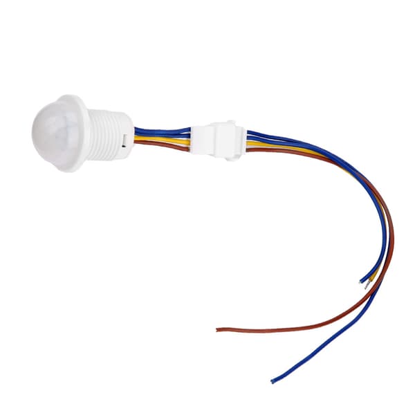 Mr HW06A LED Automatisk Infraröd Rörelsesensor Kontrollbrytare 1-40W 35*25mm