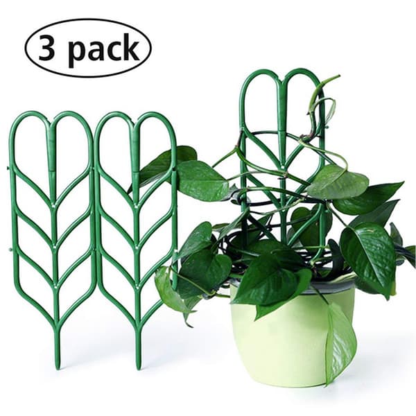 Have espalier klatreplanter støtte DIY plastik espalier til potteplanter