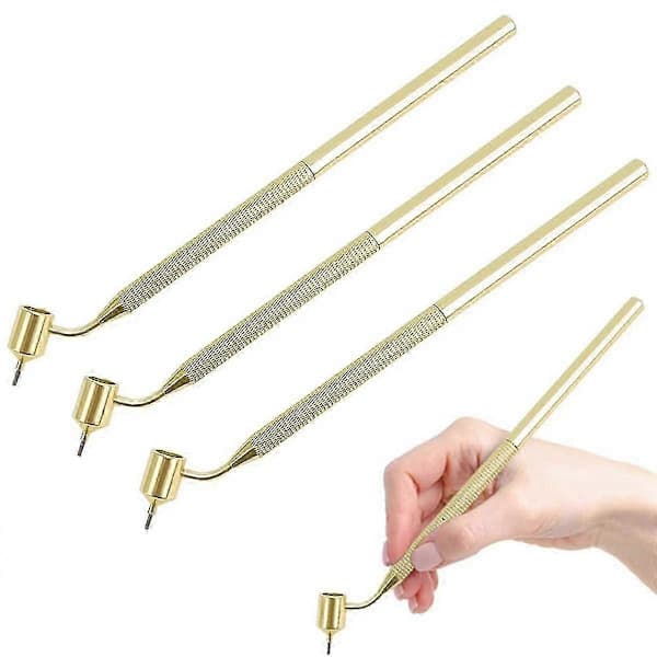 3 st Precision Fluid Writer Applikatorpennor, Touch Up Målarpenna för Bilar, Hobbyer (0,5 mm)