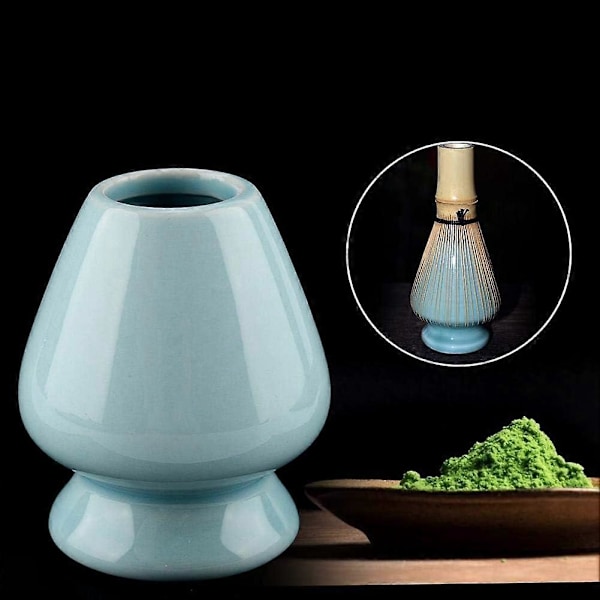 1 Stycke Matcha Te Sen Bambu Visp Keramisk Tesetthållare