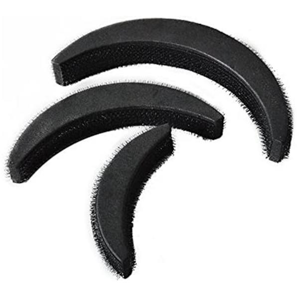 3 STK Kvinder Volumen Hår Base DIY Bump Styling Clip Stick Bun Maker Indsatsværktøj