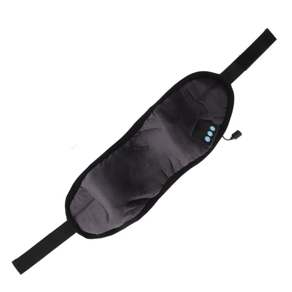 Trådlöst Bluetooth Musik Ögonskydd Mjukt Sammet Musik Sovande Ögonskydd för Hem Sovsal