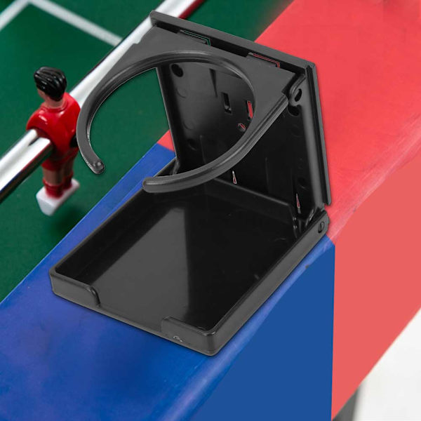Plast Sort Bordfodbold Bord Bil Ekstern Coke Drikkevare Cup Rack Holder Stand