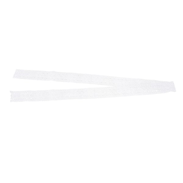 Spetskant DIY bomulls nät 4 cm bredd 10 meter elegant vit tyg spetsband för gardin kläder duk hantverk